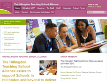 Tablet Screenshot of hillingdonteachingschoolalliance.org